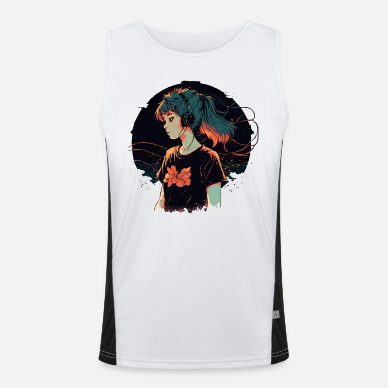 Fille Débardeur respirant contrasté Homme 