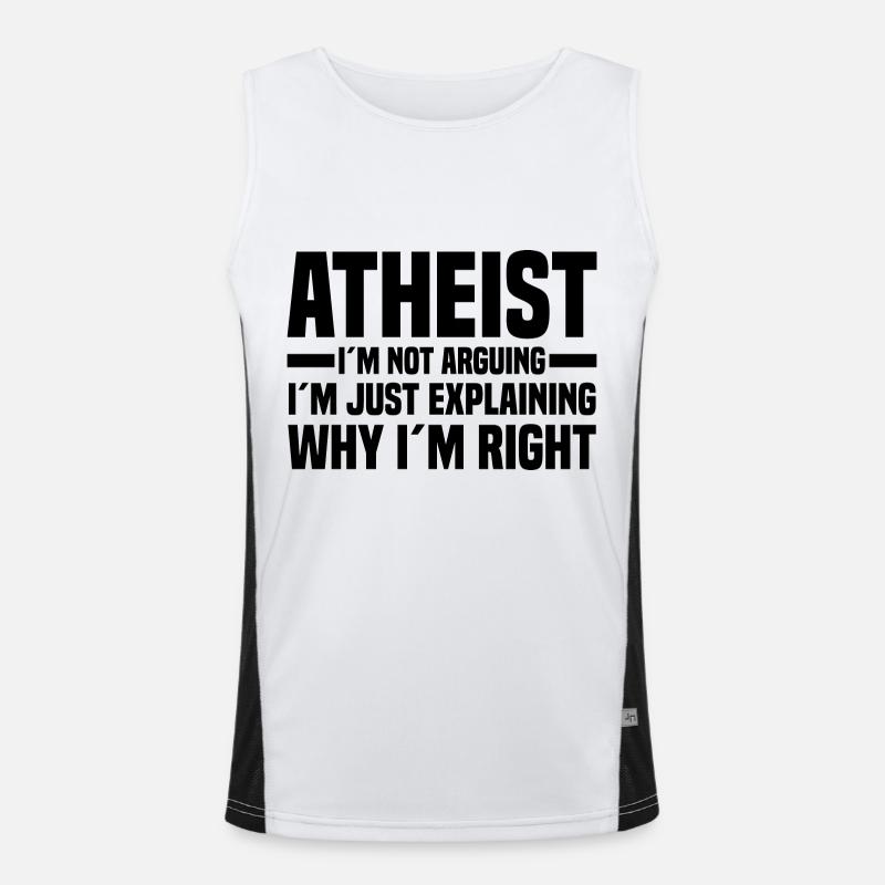 Athéisme Débardeur respirant contrasté Homme 