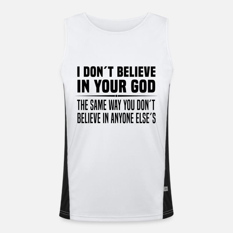 Atheism Men's Functional Contrast Tank Top 