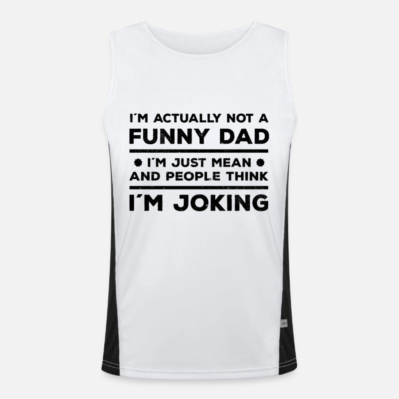 Cadeaux pour papa Débardeur respirant contrasté Homme 