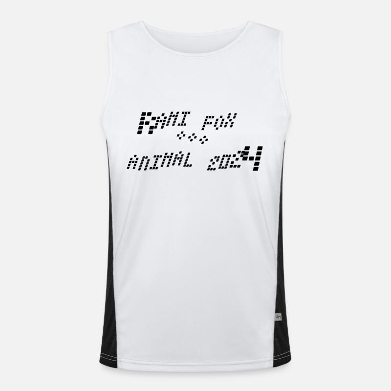 Logo 14 Funktionelles Kontrast-Tank Top für Männer 