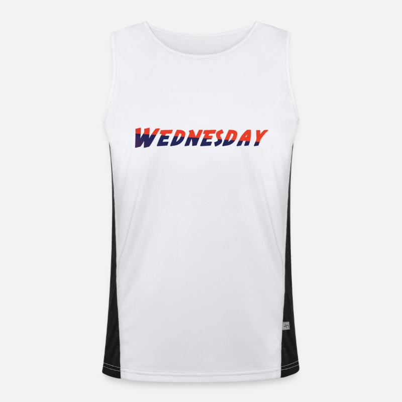 wednesday Funktionelles Kontrast-Tank Top für Männer 