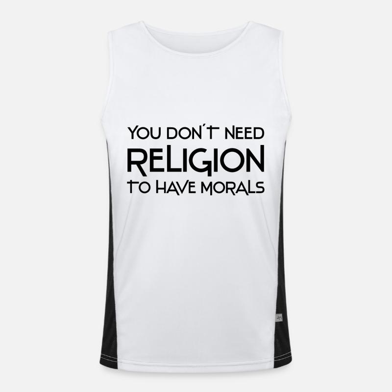 Atheism Men's Functional Contrast Tank Top 
