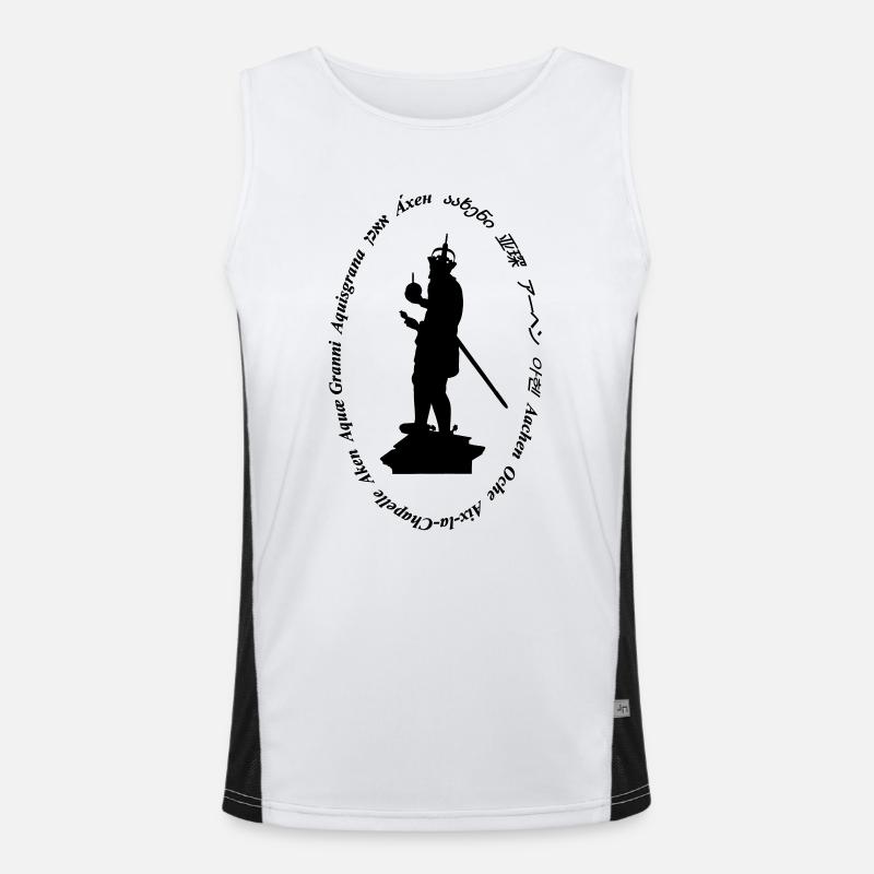 Aachen Men's Functional Contrast Tank Top 