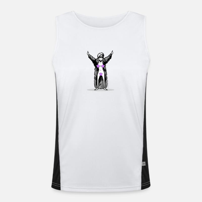 Superstar Funktionelles Kontrast-Tank Top für Männer 