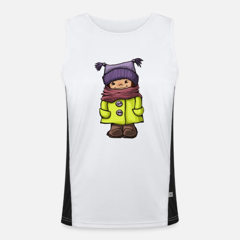winter Men's Functional Contrast Tank Top 