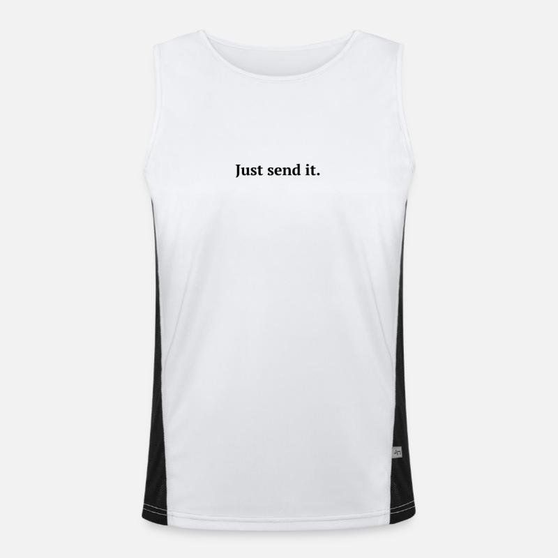 Just send it. Men's Functional Contrast Tank Top 