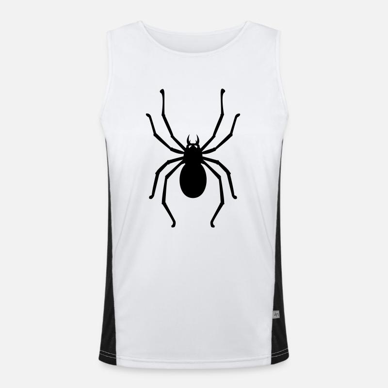 Spinne Funktionelles Kontrast-Tank Top für Männer 