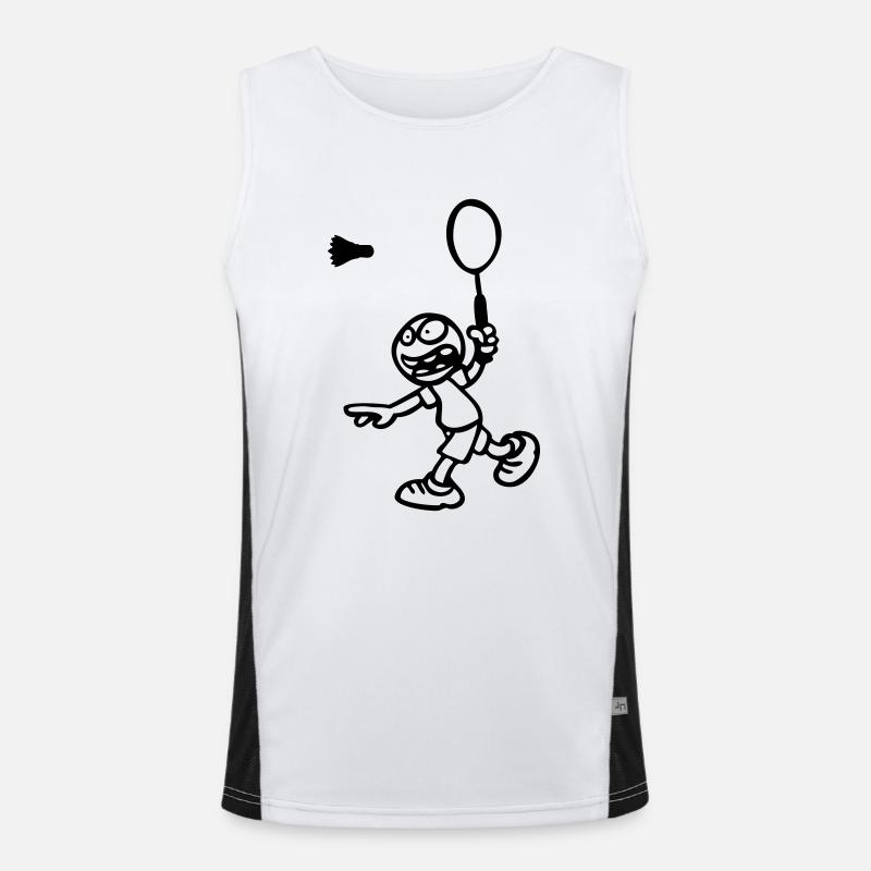 badminton Men's Functional Contrast Tank Top 