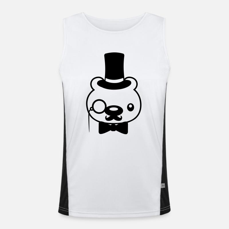 riche teddybaer herr sir Débardeur respirant contrasté Homme 