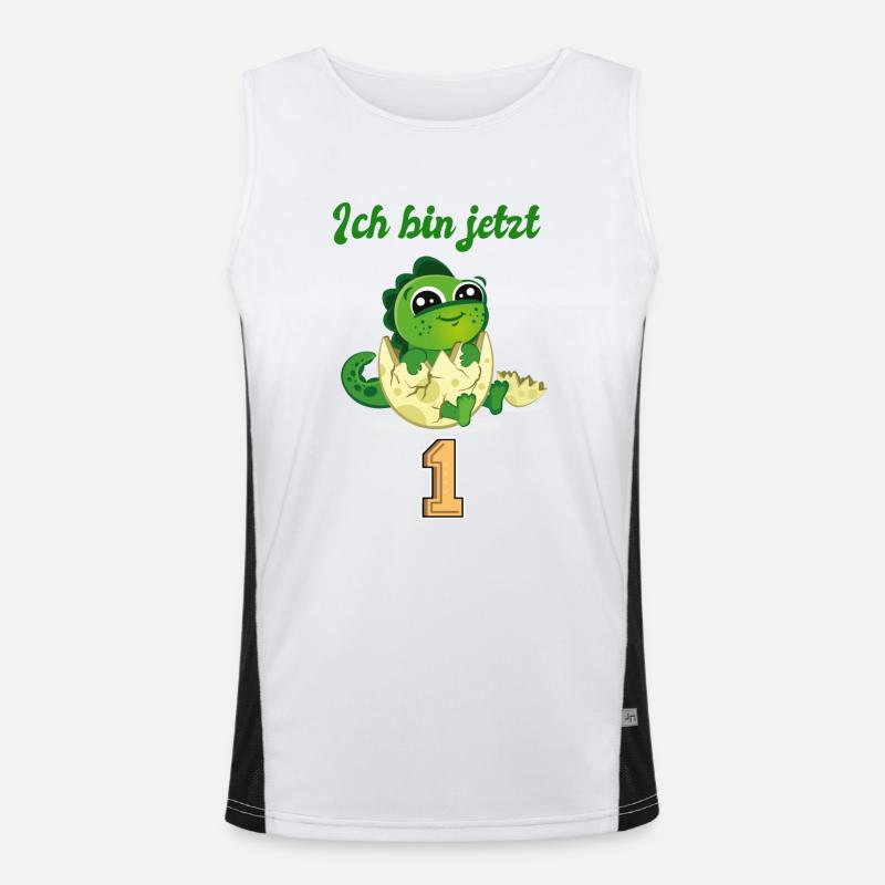 Ich bin jetzt 1 Funktionelles Kontrast-Tank Top für Männer 