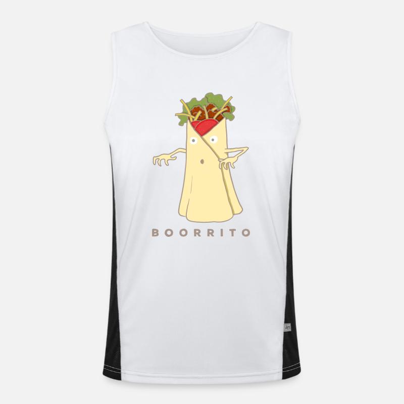Boorrito Funktionelles Kontrast-Tank Top für Männer 