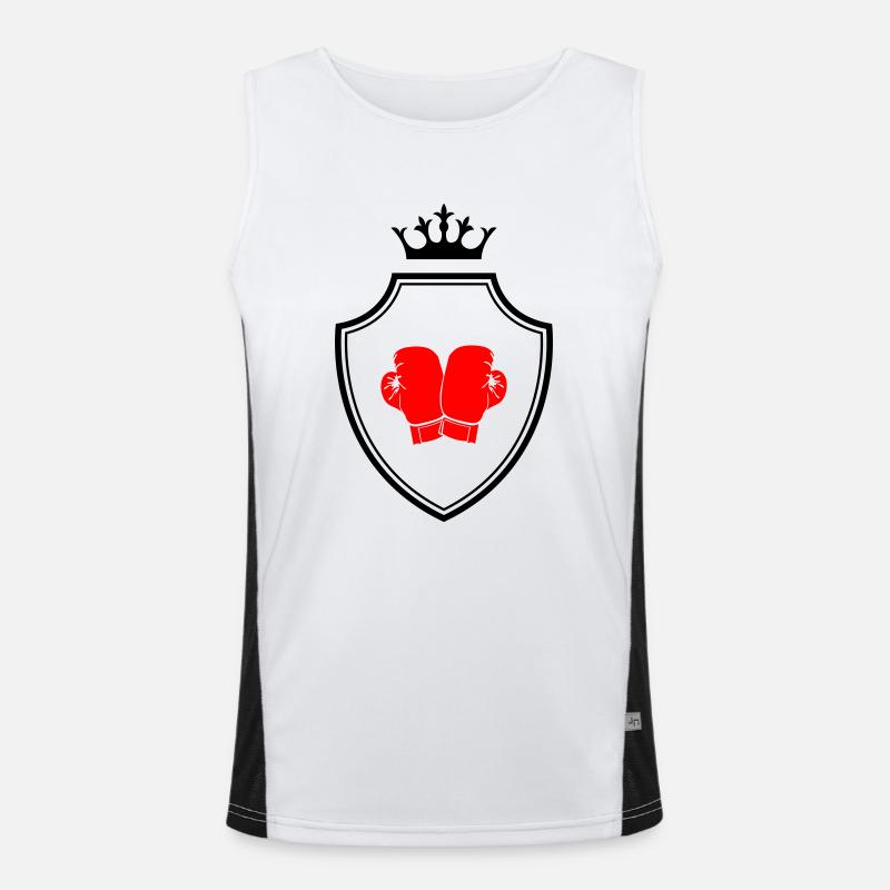 Boxer Crest Men's Functional Contrast Tank Top 