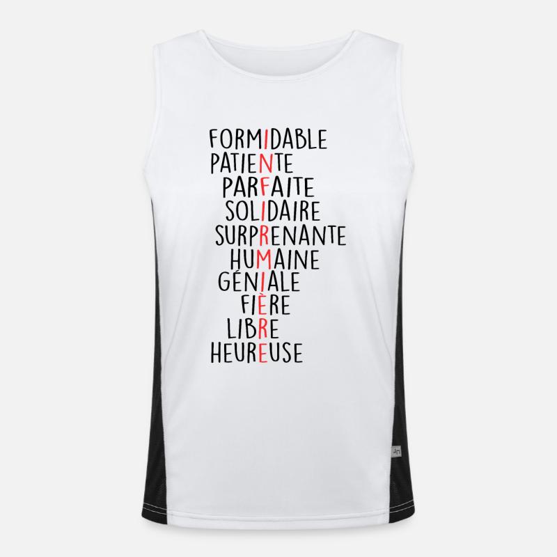 Definition des Begriffs "Krankenschwester" Funktionelles Kontrast-Tank Top für Männer 