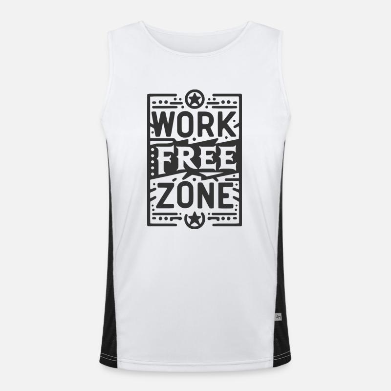Work-Free Zone Men's Functional Contrast Tank Top 