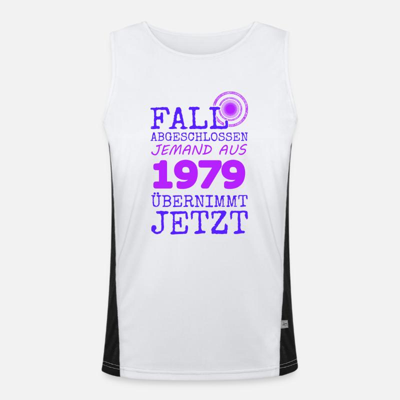 Fall 1979 Funktionelles Kontrast-Tank Top für Männer 