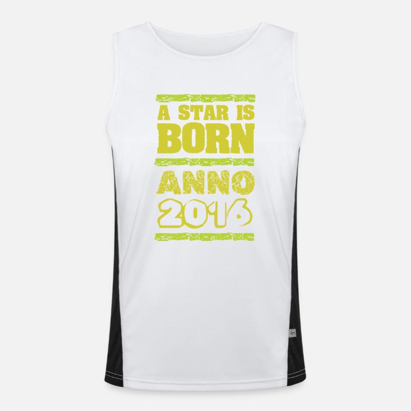 2016 Funktionelles Kontrast-Tank Top für Männer 