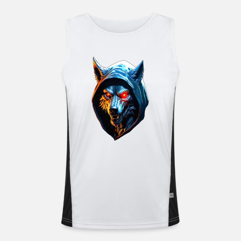 Werwolf Funktionelles Kontrast-Tank Top für Männer 