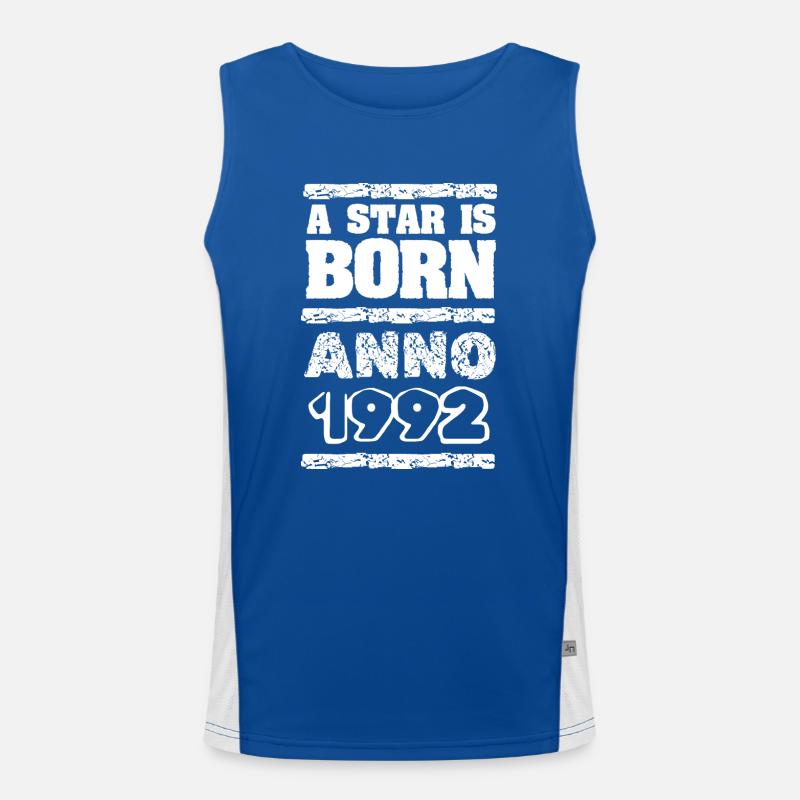 1992 Funktionelles Kontrast-Tank Top für Männer 