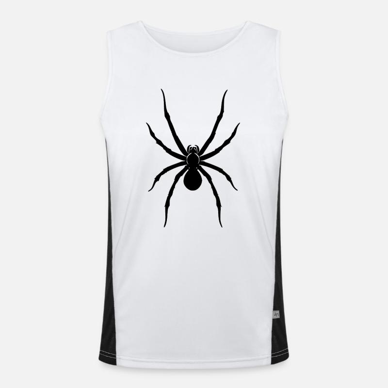 Spinne Funktionelles Kontrast-Tank Top für Männer 