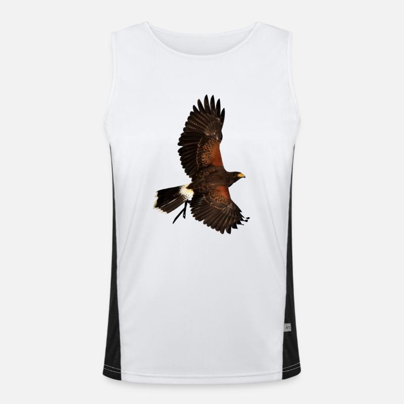 Eagle eagle birds voegel bird1 Men's Functional Contrast Tank Top 
