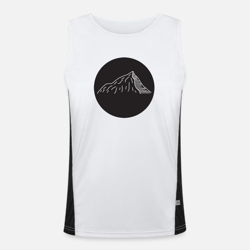 Mountain Funktionelles Kontrast-Tank Top für Männer 