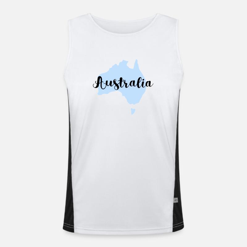 Australien Funktionelles Kontrast-Tank Top für Männer 