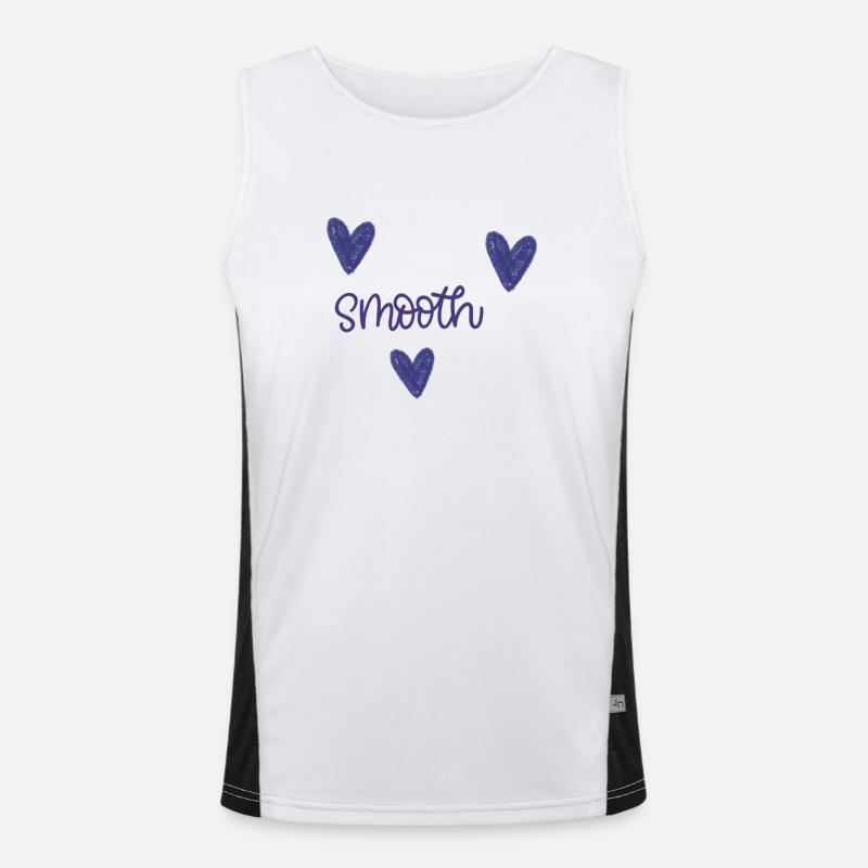 Smooth Funktionelles Kontrast-Tank Top für Männer 