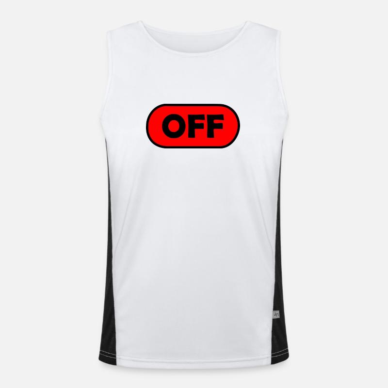 off / off Men's Functional Contrast Tank Top 