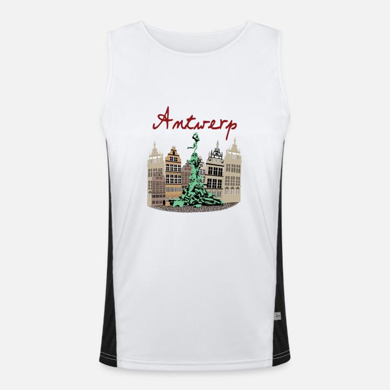 Brabo Antwerp Men's Functional Contrast Tank Top 