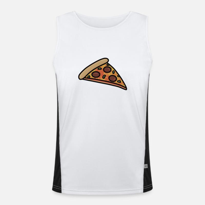 Pizza Débardeur respirant contrasté Homme 