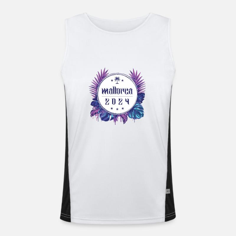 Mallorca 2024 Men's Functional Contrast Tank Top 