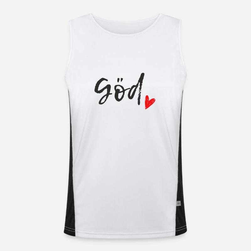 Göd Funktionelles Kontrast-Tank Top für Männer 