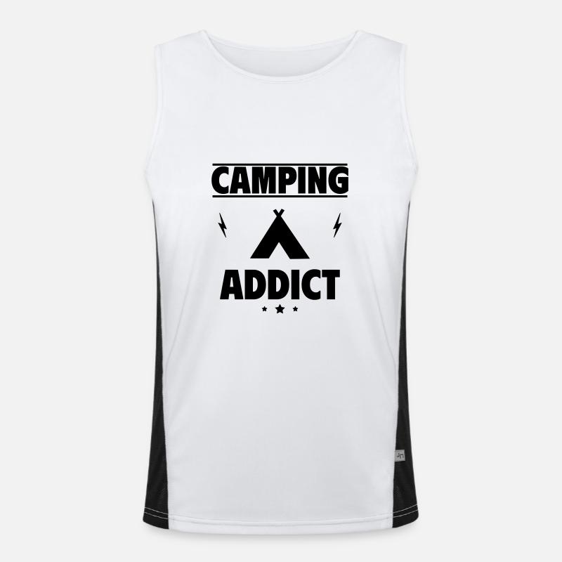 Camping Addict Men's Functional Contrast Tank Top 