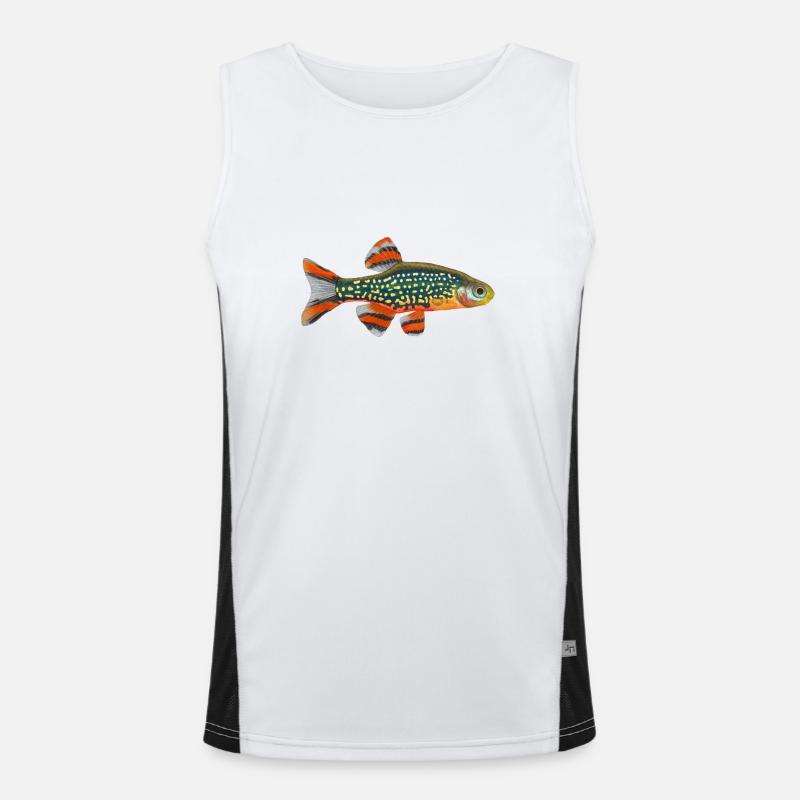 Galaxy Rasbora , Celestichthys margaritatus, danio Funktionelles Kontrast-Tank Top für Männer 