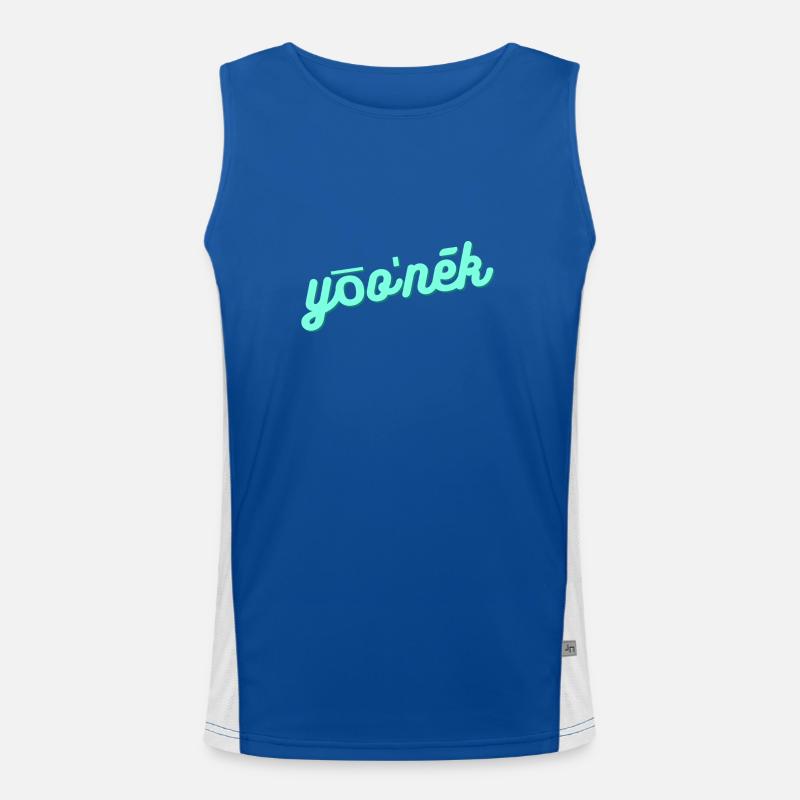 Einzigartig / unique Funktionelles Kontrast-Tank Top für Männer 