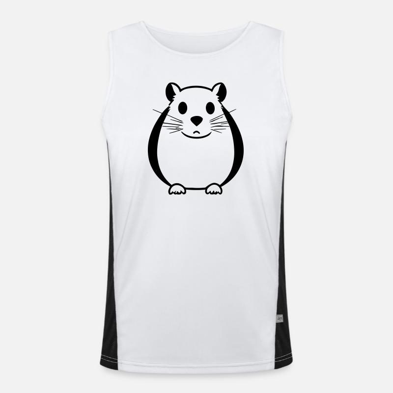 hamster Men's Functional Contrast Tank Top 