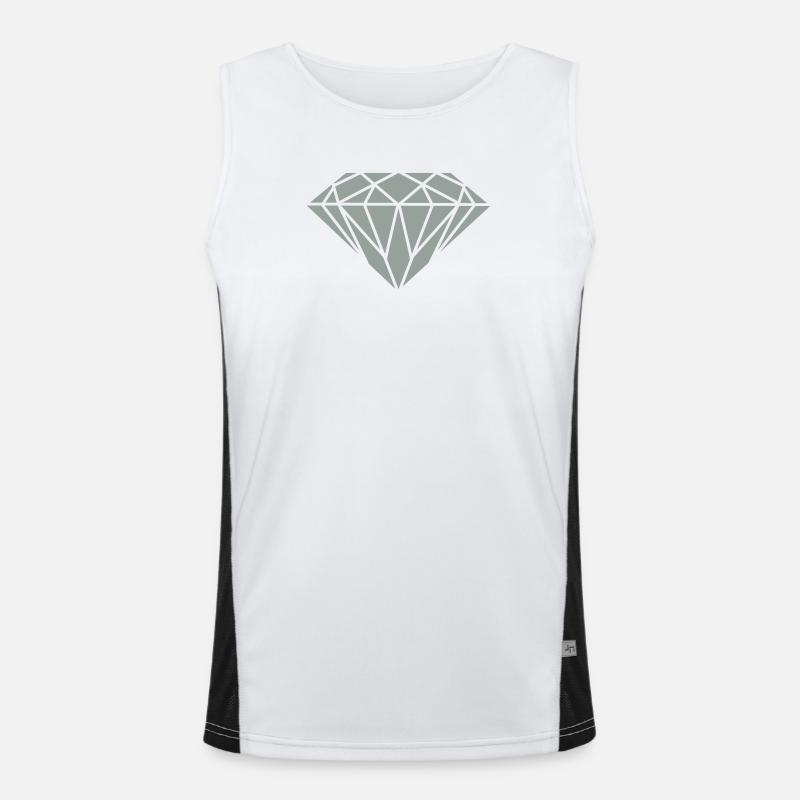 Diamant Débardeur respirant contrasté Homme 