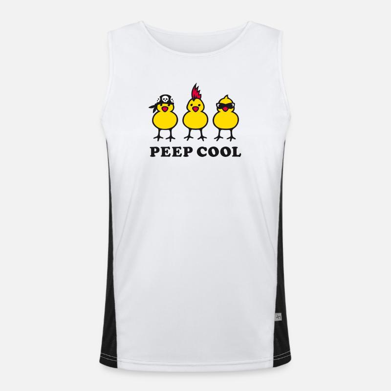 peep cool (b) Débardeur respirant contrasté Homme 