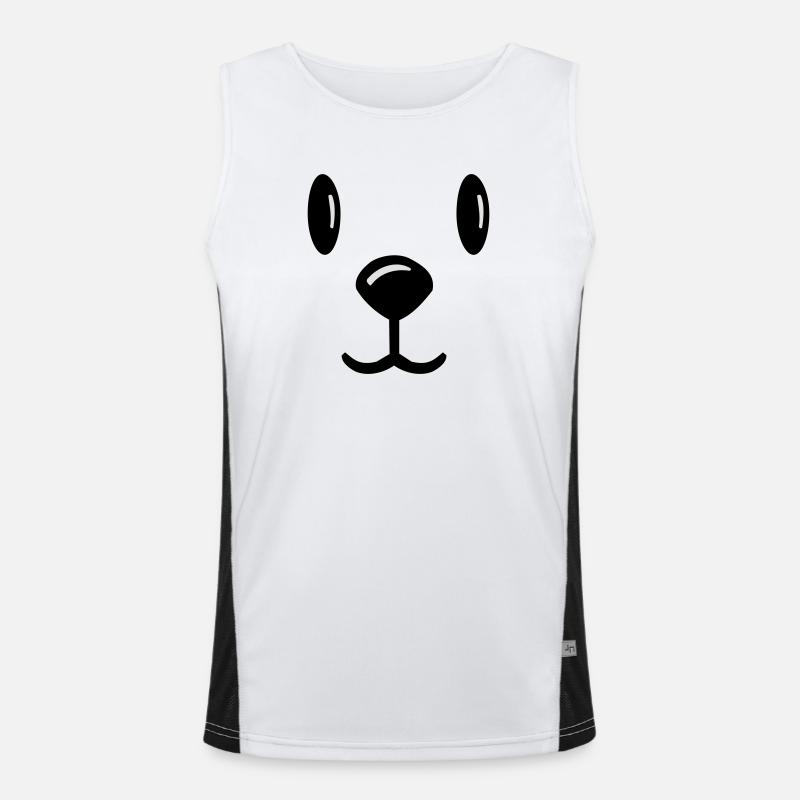 teddybär teddy bärchen teddy bear Débardeur respirant contrasté Homme 