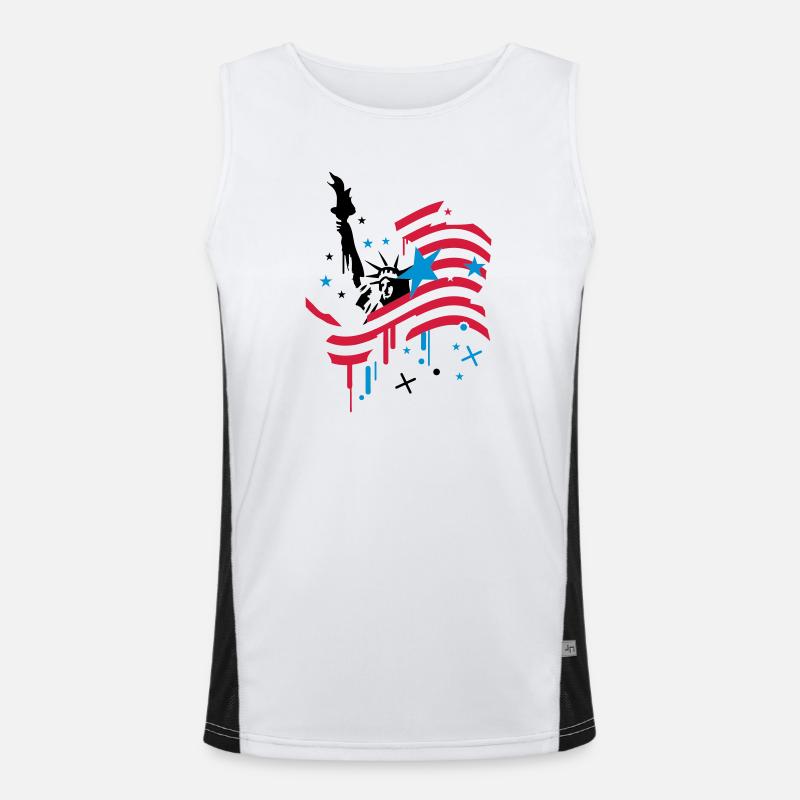 welcome Men's Functional Contrast Tank Top 