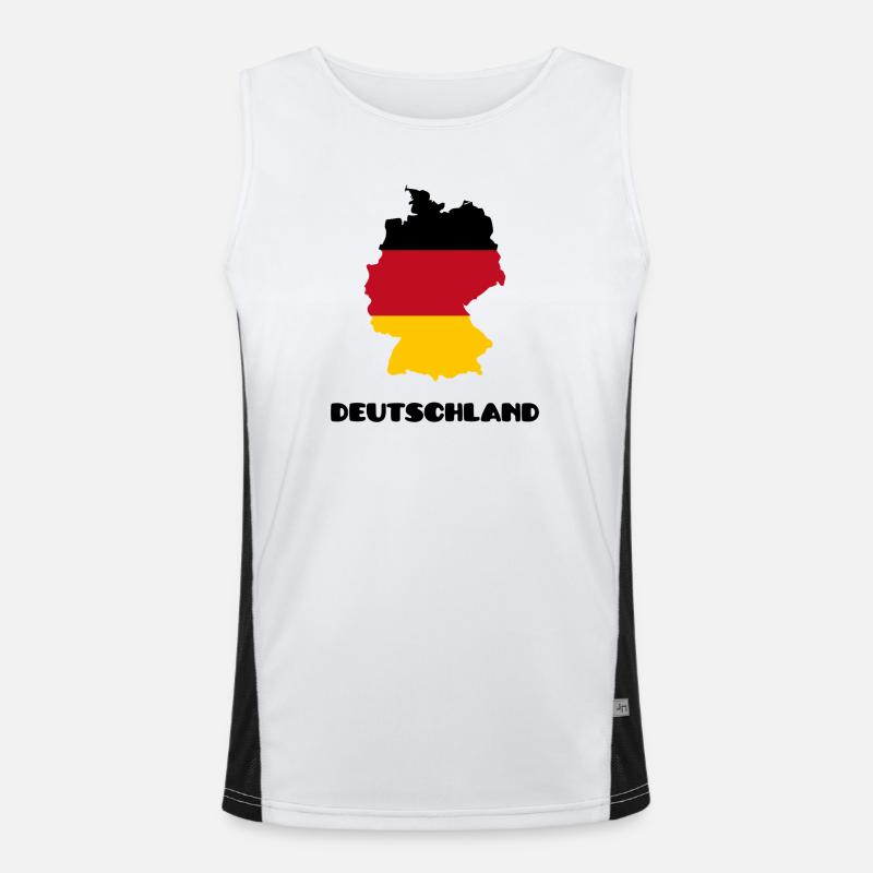 Deutschland Men's Functional Contrast Tank Top 