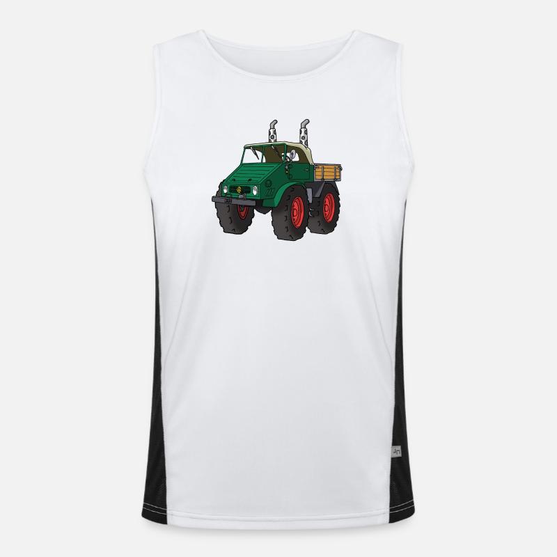 customog Funktionelles Kontrast-Tank Top für Männer 