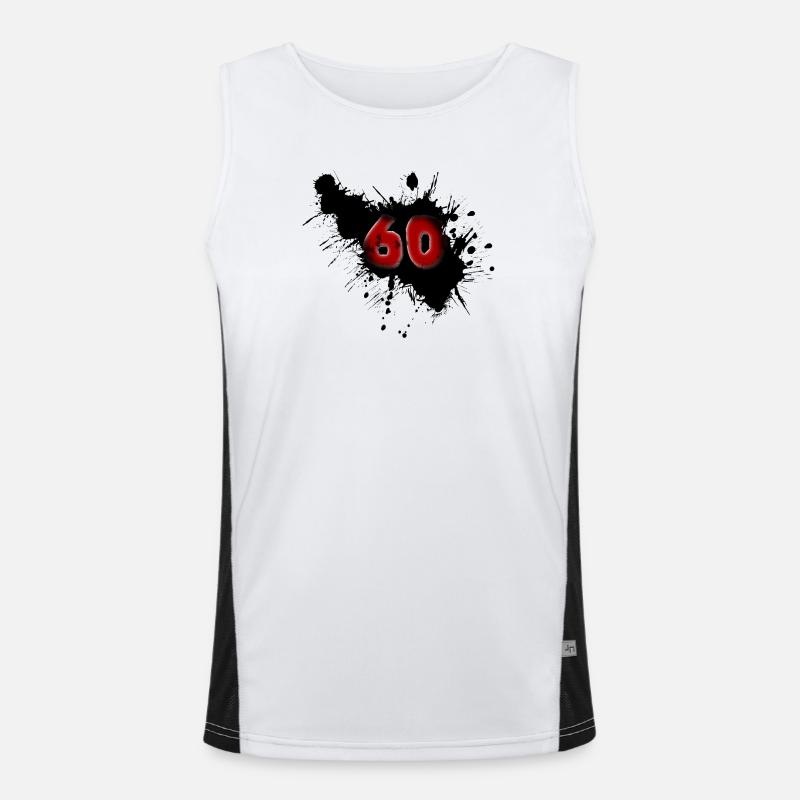 60th birthday Men's Functional Contrast Tank Top 