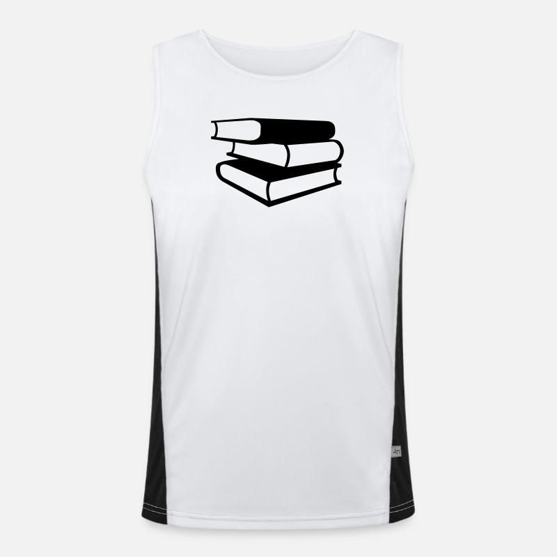 Bücher Funktionelles Kontrast-Tank Top für Männer 