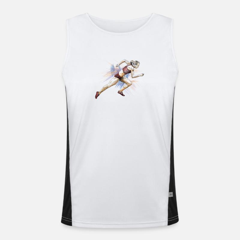 Runner Men's Functional Contrast Tank Top 