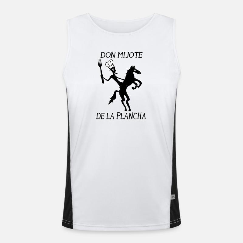 Don Mijote De La Plancha ! Débardeur respirant contrasté Homme 