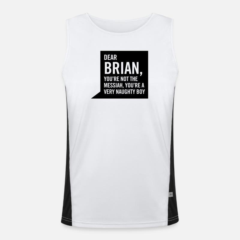 Dear Brian... Men's Functional Contrast Tank Top 
