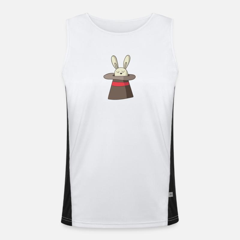 Zauberer Funktionelles Kontrast-Tank Top für Männer 