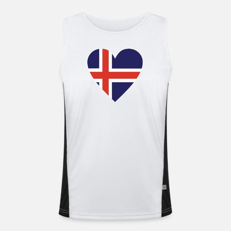 Islande Débardeur respirant contrasté Homme 
